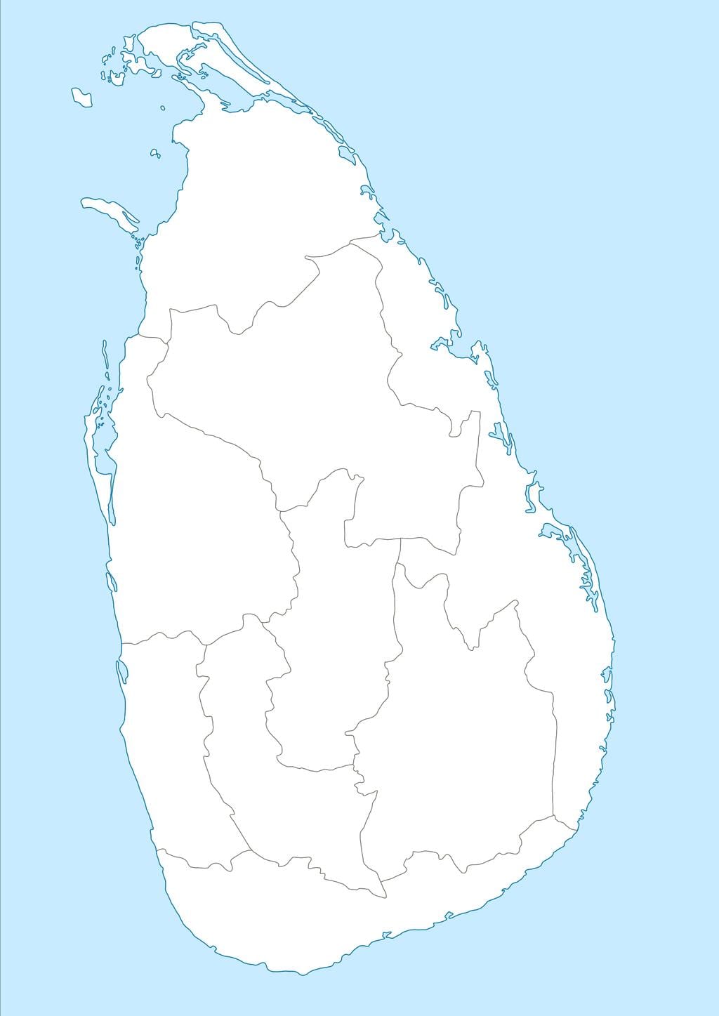 mapa Srí Lanky, nidan