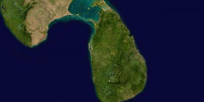 On-line satelitní mapu Srí Lanka