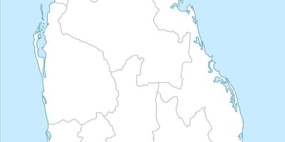 Mapa Srí Lanky, nidan
